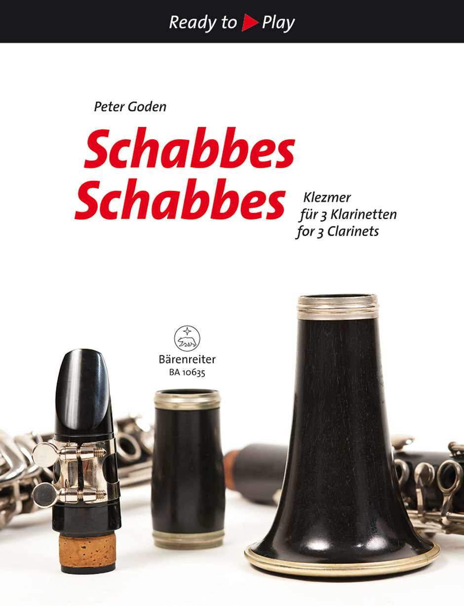 Schabbes Schabbes Klezmer for Three Clarinets - Various Goden Peter Barenreiter BA10635