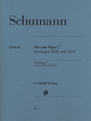 Schumann - Toccata Op7 (Versions 1830 & 1834) - Piano Solo Henle HN201