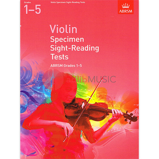 Violin Specimen Sight-Reading Tests, ABRSM Grades 1-5 - from 2012