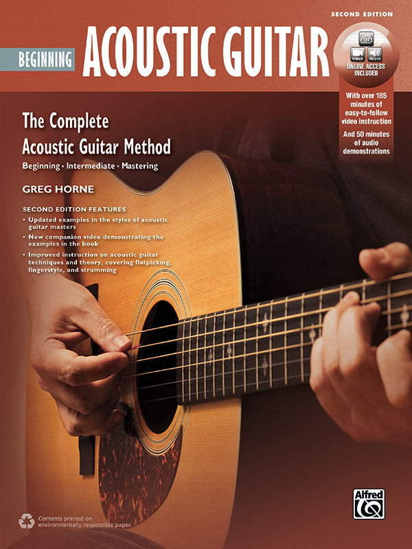 BEGINNING ACOUSTIC GUITAR 2ND ED BK/DVD