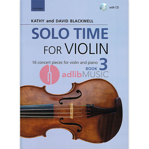 Solo Time for Violin Book 3 Book/CD