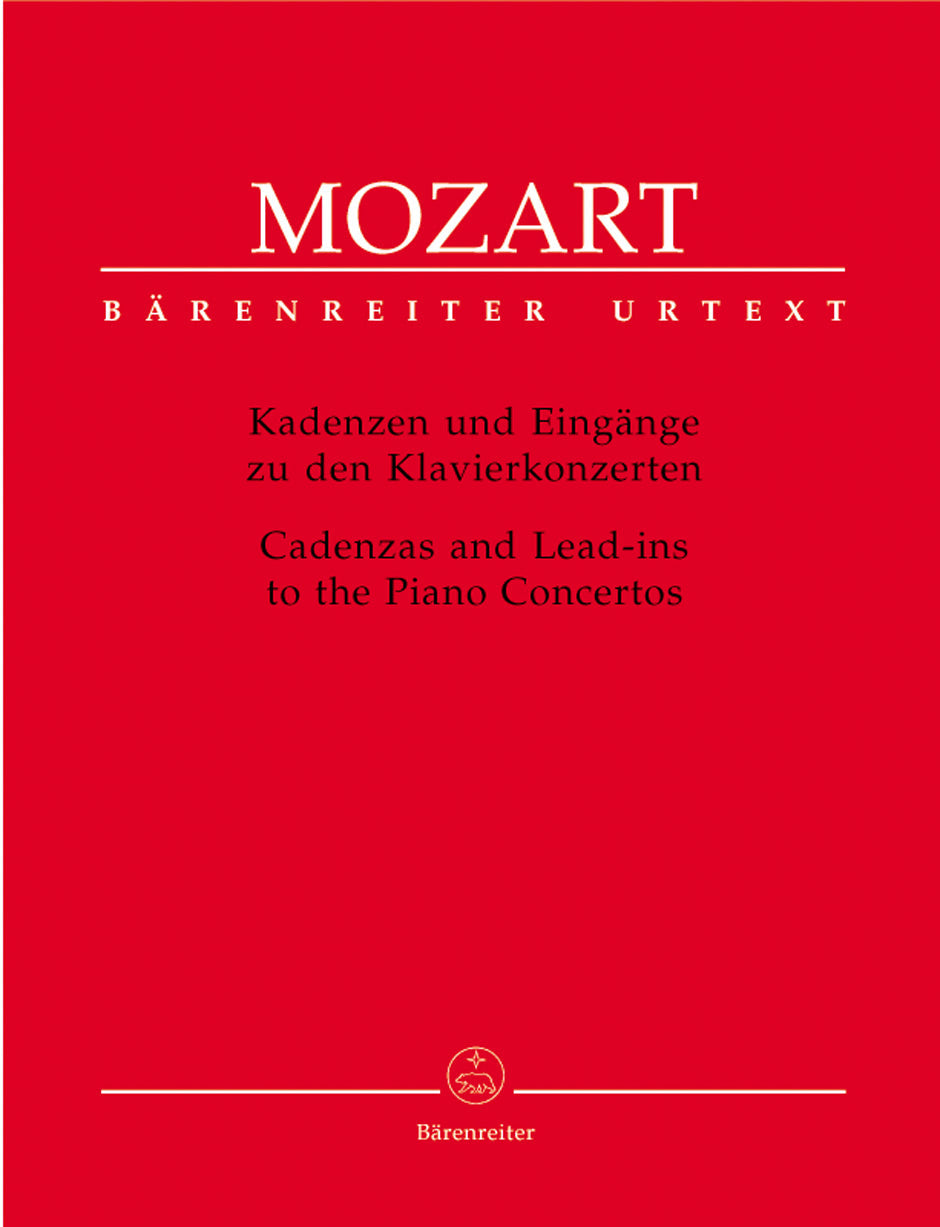 CADENZAS TO MOZARTS PIANO CONCERTOS