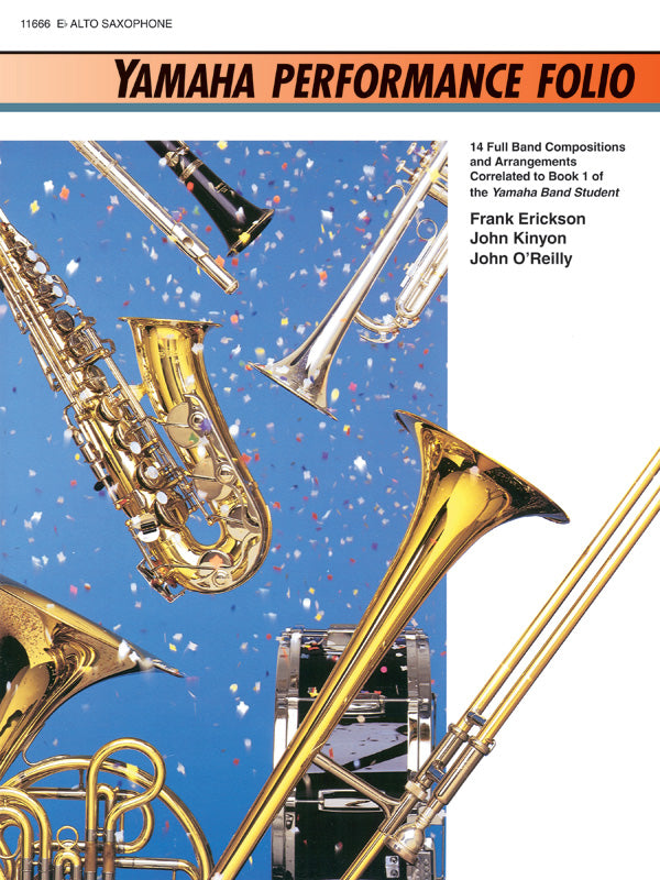 Yamaha Performance Folio Eb Alto Sax