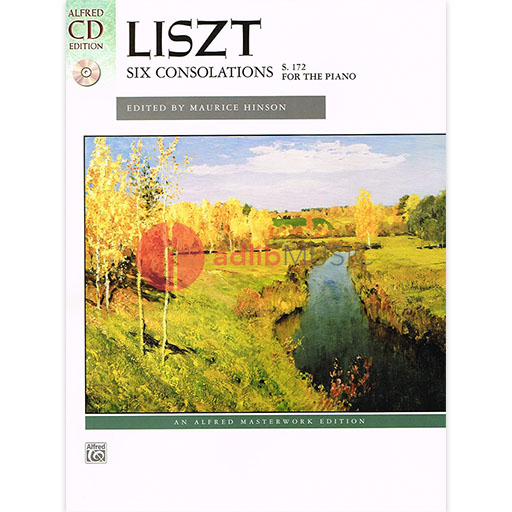 Liszt Six Consolations Bk/Cd