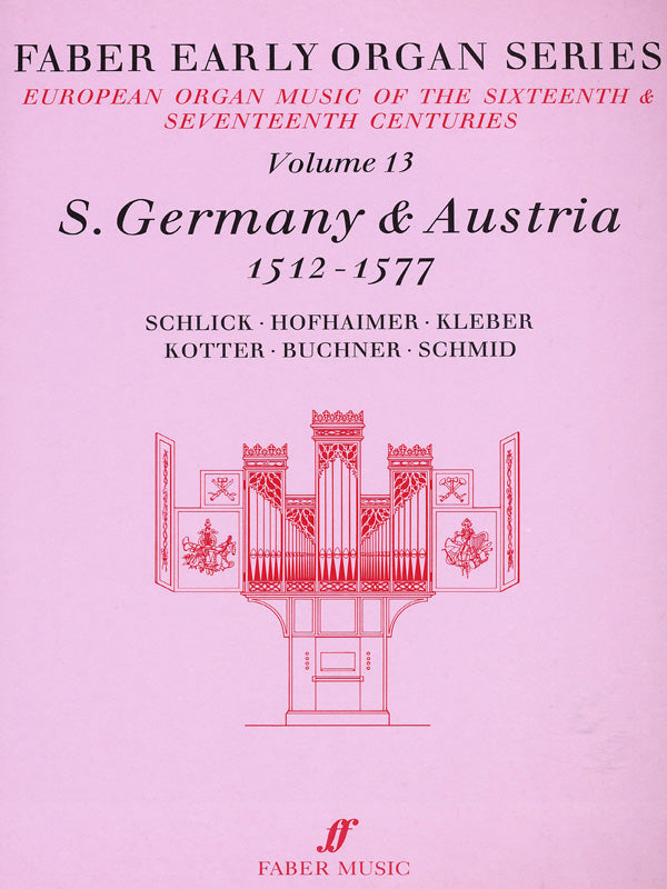 FABER EARLY ORGAN BK 13 (STH GERMANY) ED DALTON