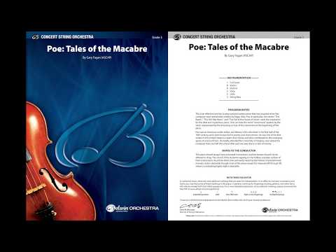 Fagan Poe: Tales of the Macabre String Orchestra Grade 3 Score/Parts